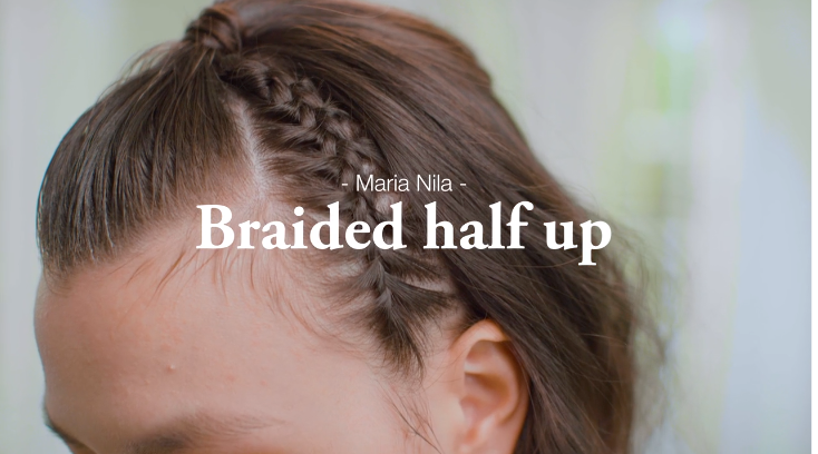 Braided half up