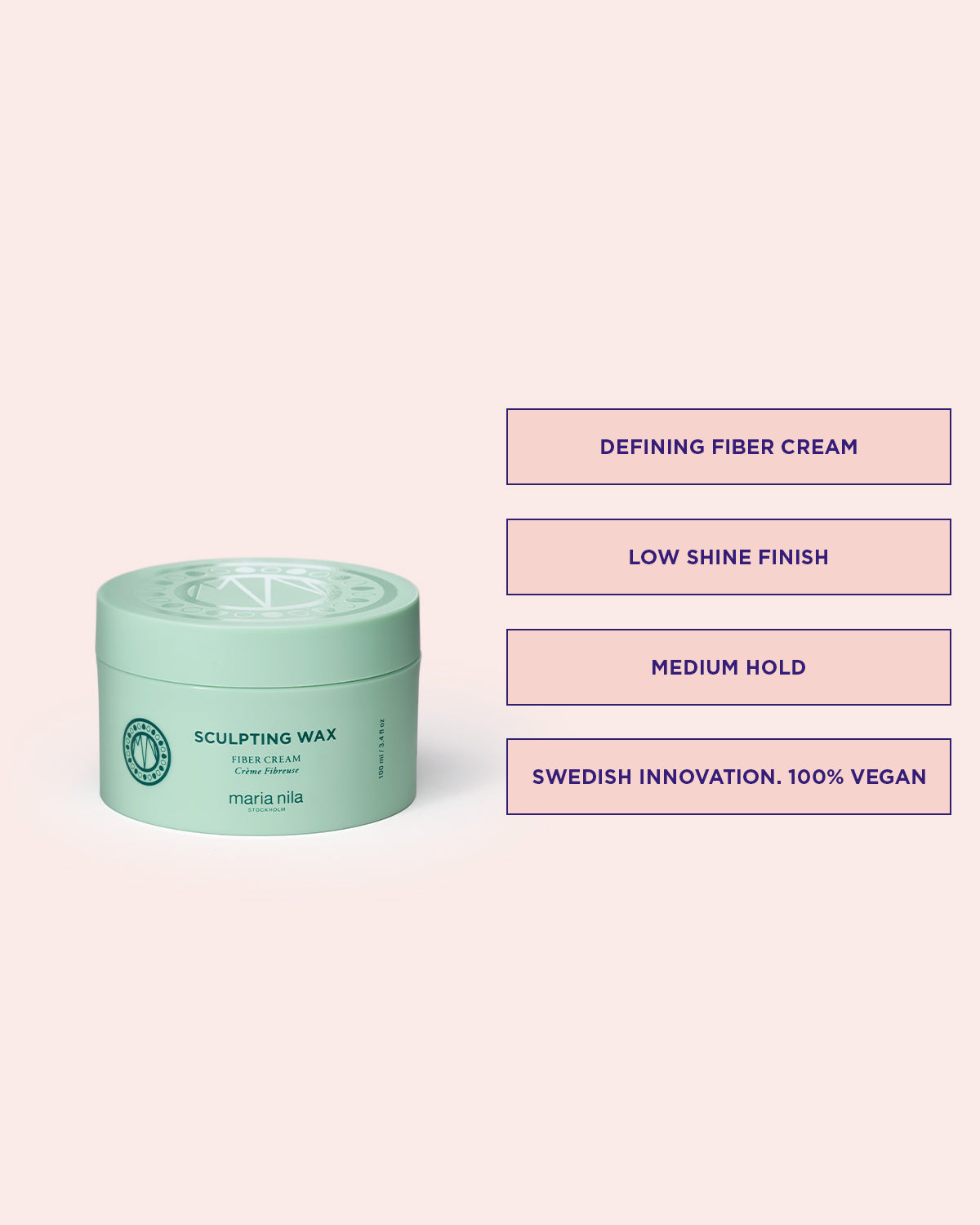 Sculpting Wax is a defining fibre cream with low shine
