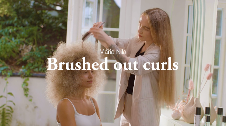 Brushed out Curls tutorial